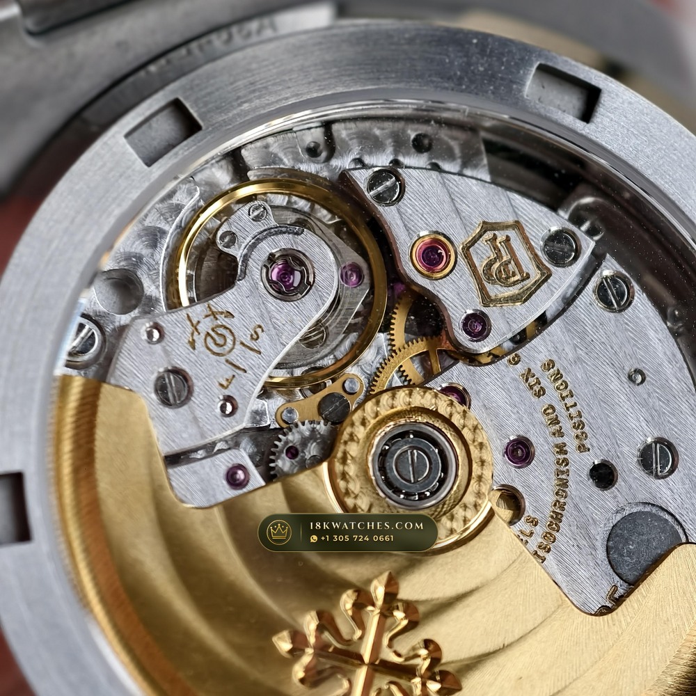 Patek Philippe Nautilus Self-Winding Ref. 5711/1A — Studio Gallery Plate VII in 904L Stainless Steel Custom Architecture (115.4g Verified Mass, Patek Philippe Cal. 26-330 S C / Cal. 324 S C - 21K Gold Rotor)