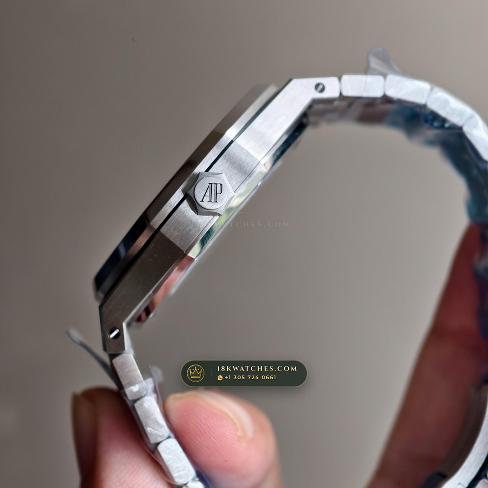 Audemars Piguet Royal Oak Double Balance Wheel Openworked 41mm 5-Axis CNC Case Ref. 15407ST.OO.1220ST.01 — Studio Gallery Plate VII in 904L Stainless Steel Custom Architecture (162.0g Verified Mass, Audemars Piguet Cal. 3132 Dual-Balance Openworked)