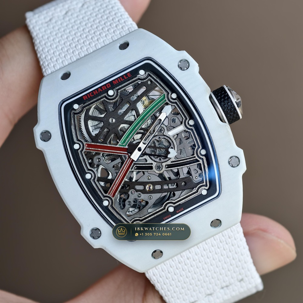 Richard Mille RM 67-02 Automatic Extra-Flat UAE Limited Edition Chronometer Regulated Spec — Studio Gallery Plate II in Carbon TPT & Grade 5 Titanium (33.3g Verified Mass, Richard Mille Cal. CRMA7 Skeletonized Titanium)