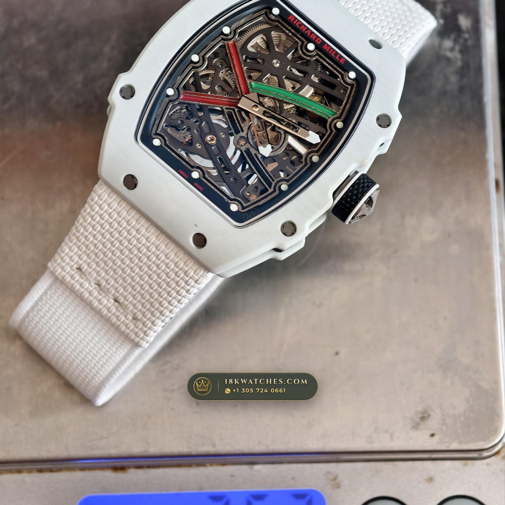 Richard Mille RM 67-02 Automatic Extra-Flat UAE Limited Edition Chronometer Regulated Spec — Studio Gallery Plate IX in Carbon TPT & Grade 5 Titanium (33.3g Verified Mass, Richard Mille Cal. CRMA7 Skeletonized Titanium)