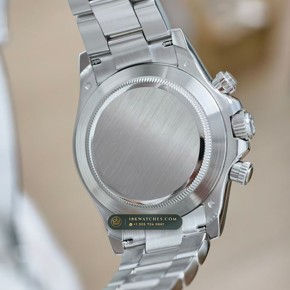Rolex Cosmograph Daytona 950 Platinum Ref. 116506 — Studio Gallery Plate V in 950 Platinum Pt950 (282.1g Verified Mass, Rolex Manufacture Cal. 4130 - 72h Power Reserve)