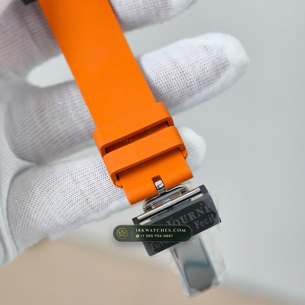 F.P. Journe Elegante 48mm Titalyt Luminescent Dial Ref. EL-TI-48 — Studio Gallery Plate VI in Grade 5 Titanium Monobloc (57.9g Verified Mass, F.P. Journe Cal. 1210 Electromechanical - 18K Rose Gold Rotor)