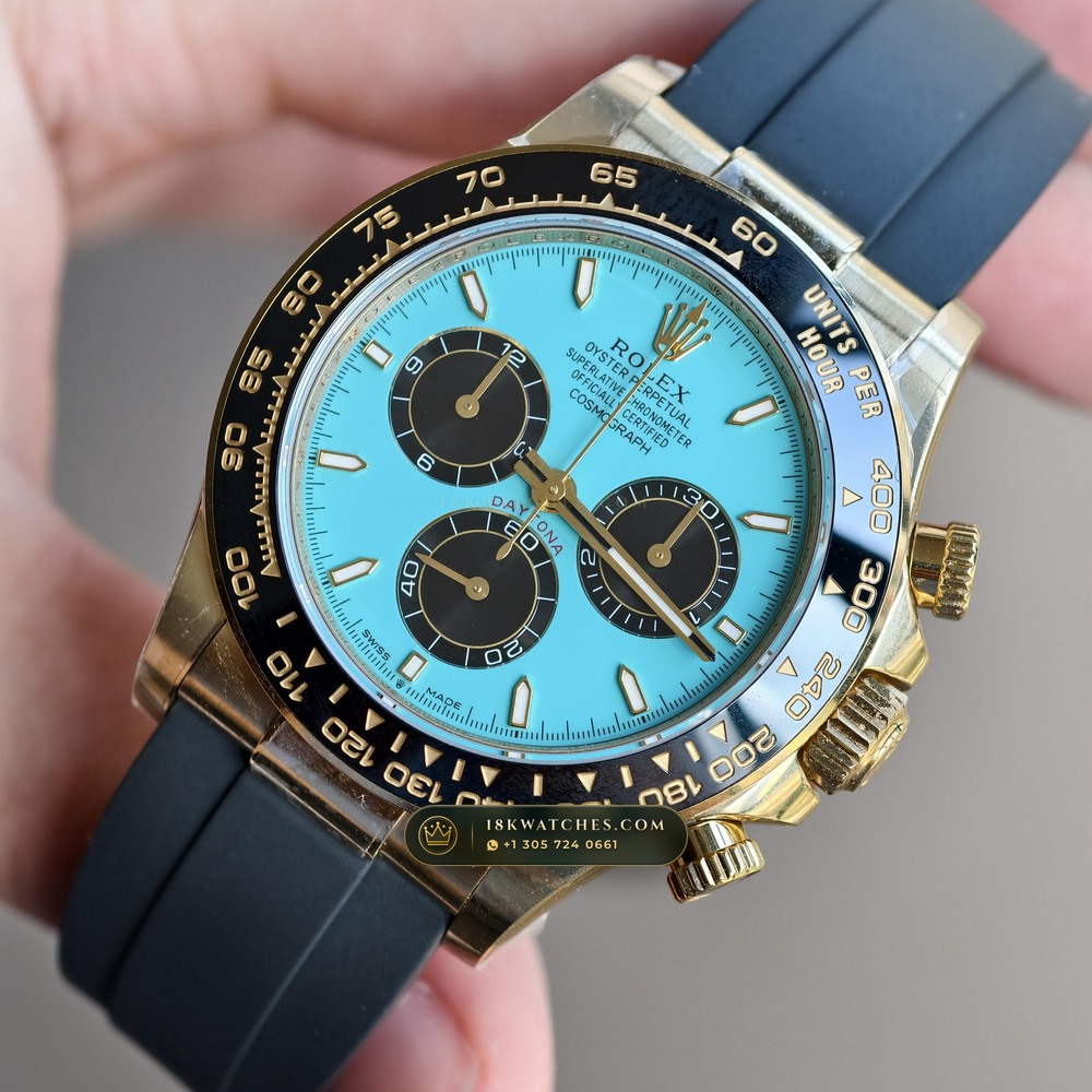 Rolex Cosmograph Daytona 18K Yellow Gold Ref. 126518LN — Studio Gallery Plate II in 18K Yellow Gold Au750 (160.6g Verified Mass, Rolex Manufacture Cal. 4131 - 72h Power Reserve)