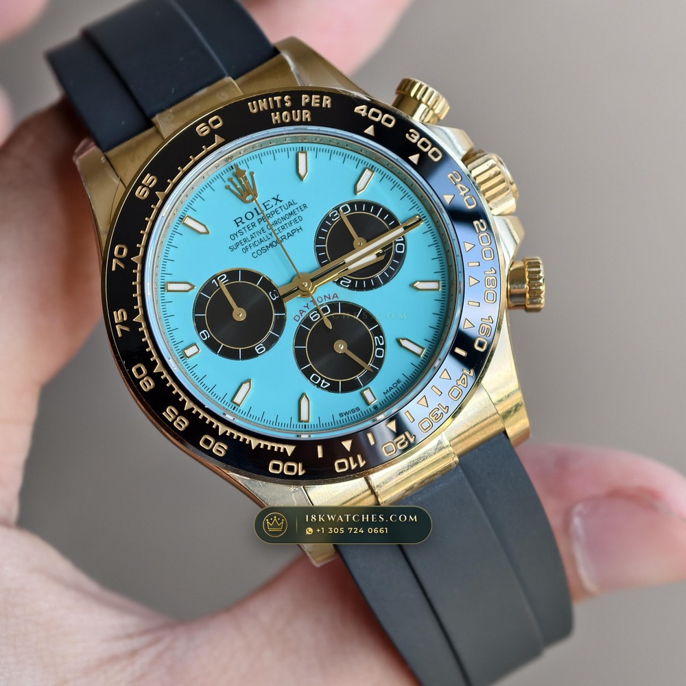 Rolex Cosmograph Daytona 18K Yellow Gold Ref. 126518LN — Studio Gallery Plate III in 18K Yellow Gold Au750 (160.6g Verified Mass, Rolex Manufacture Cal. 4131 - 72h Power Reserve)