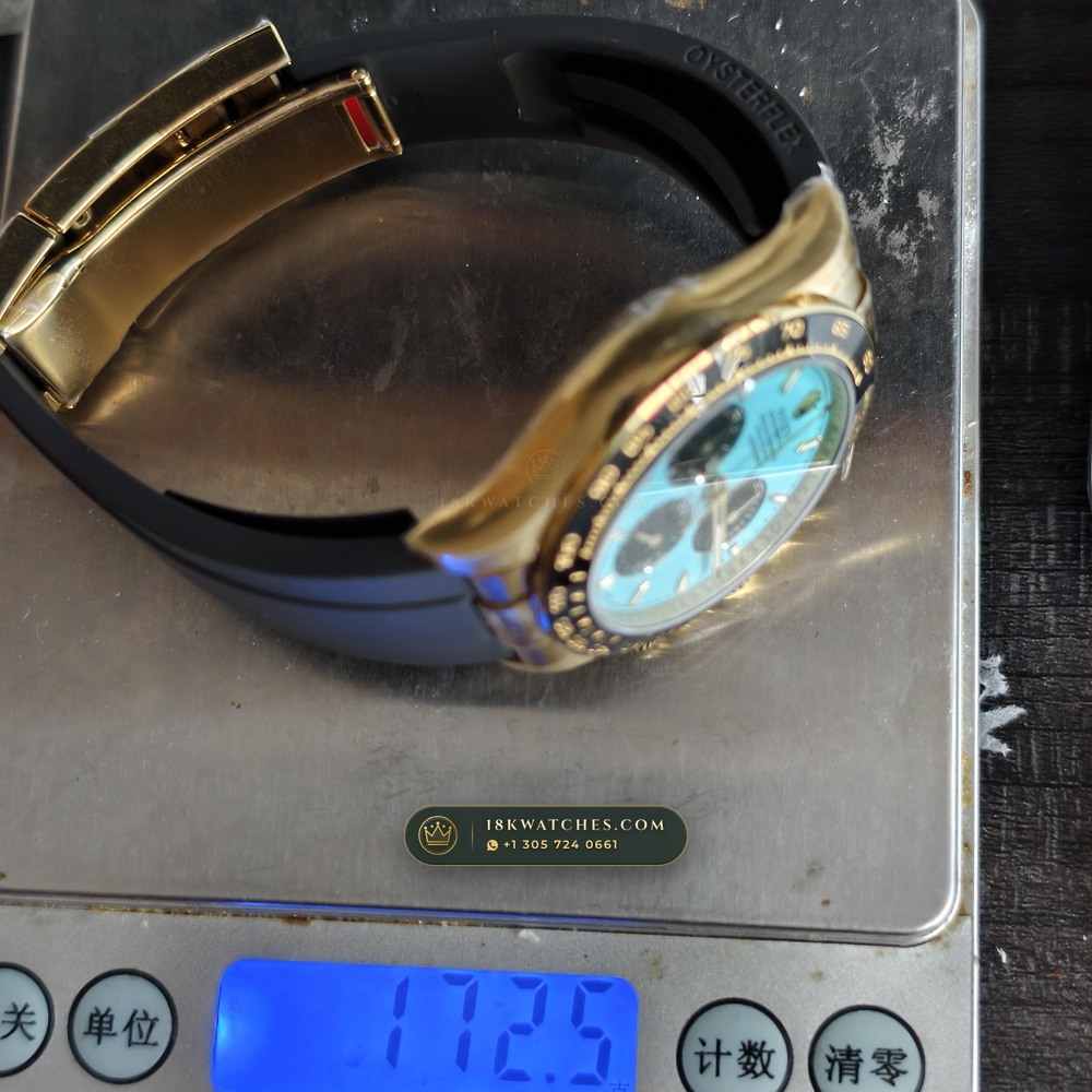 Rolex Cosmograph Daytona 18K Yellow Gold Ref. 126518LN — Studio Gallery Plate VIII in 18K Yellow Gold Au750 (160.6g Verified Mass, Rolex Manufacture Cal. 4131 - 72h Power Reserve)
