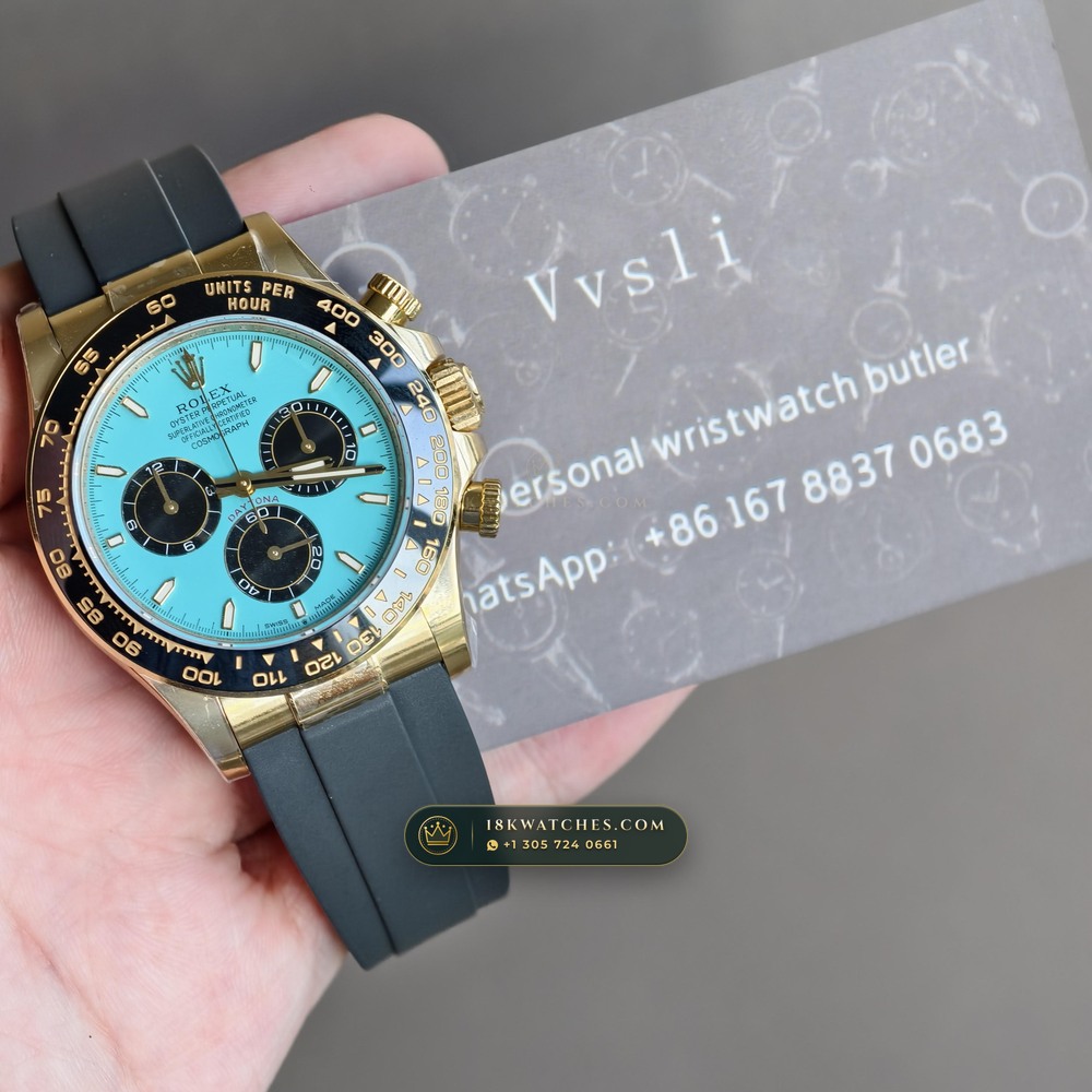 Rolex Cosmograph Daytona 18K Yellow Gold Ref. 126518LN — Studio Gallery Plate IX in 18K Yellow Gold Au750 (160.6g Verified Mass, Rolex Manufacture Cal. 4131 - 72h Power Reserve)