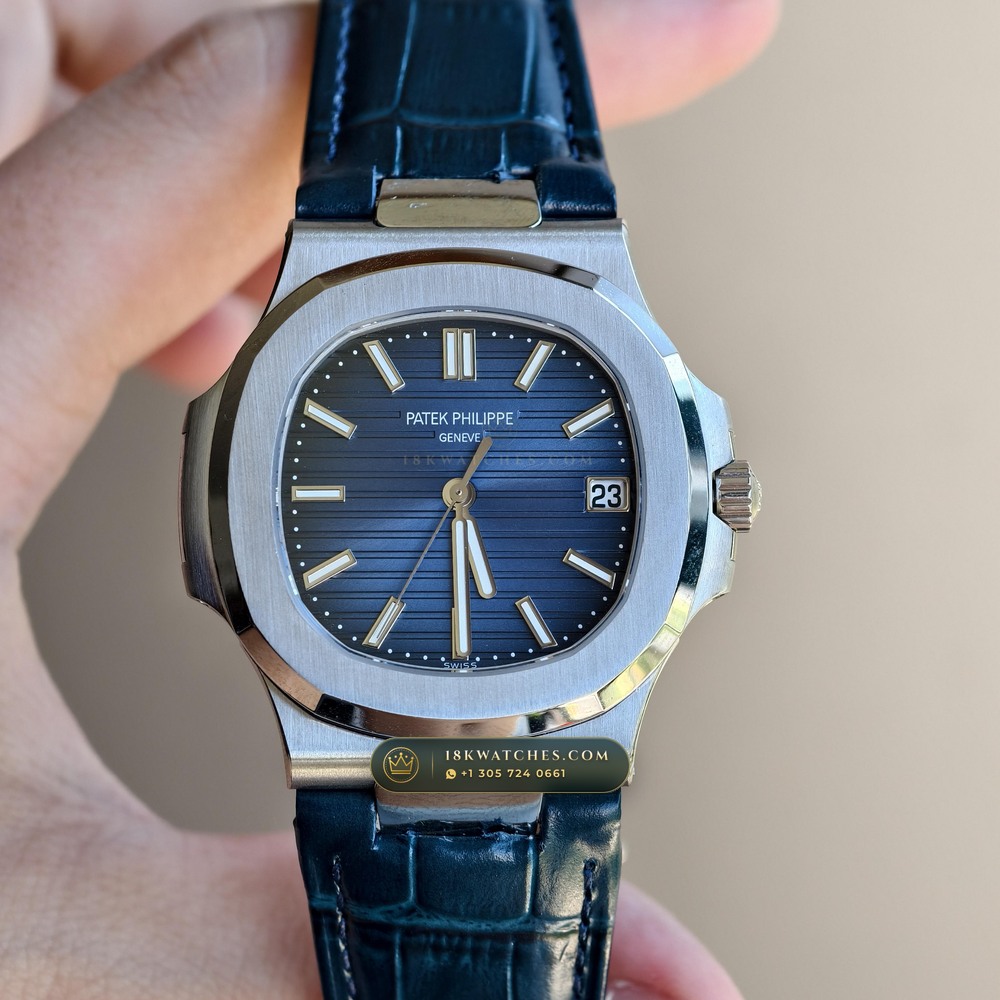Patek Philippe Nautilus Self-Winding 41mm 18K White Gold Ref. 5811/1G-001