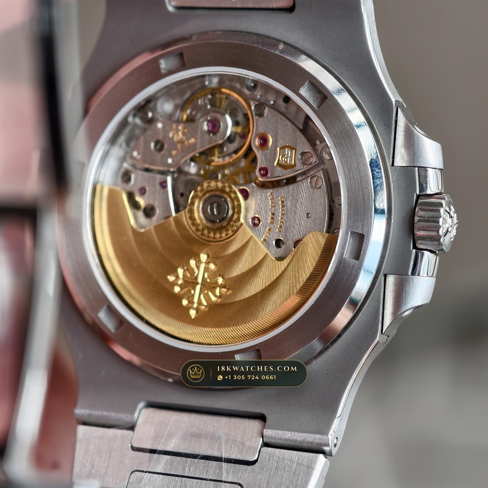 Patek Philippe Nautilus Self-Winding Ref. 5711/1A-001 — Studio Gallery Plate VI in 904L Stainless Steel Custom Architecture (114.6g Verified Mass, Patek Philippe Cal. 26-330 S C / Cal. 324 S C - 21K Gold Rotor)