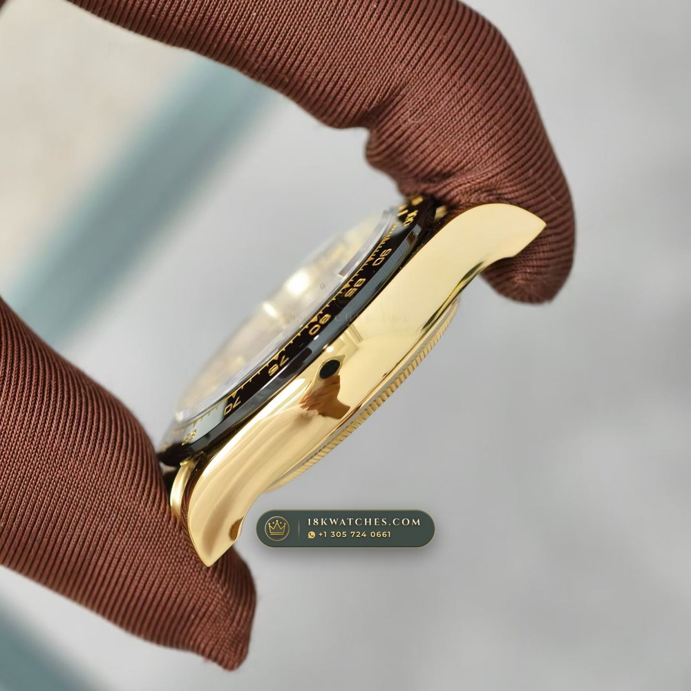Rolex Cosmograph Daytona Gibeon Meteorite Dial 18K Yellow Gold Ref. 116518LN — Studio Gallery Plate VII in 18K Yellow Gold Au750 (160.3g Verified Mass, Rolex Manufacture Cal. 4130 - 72h Power Reserve)