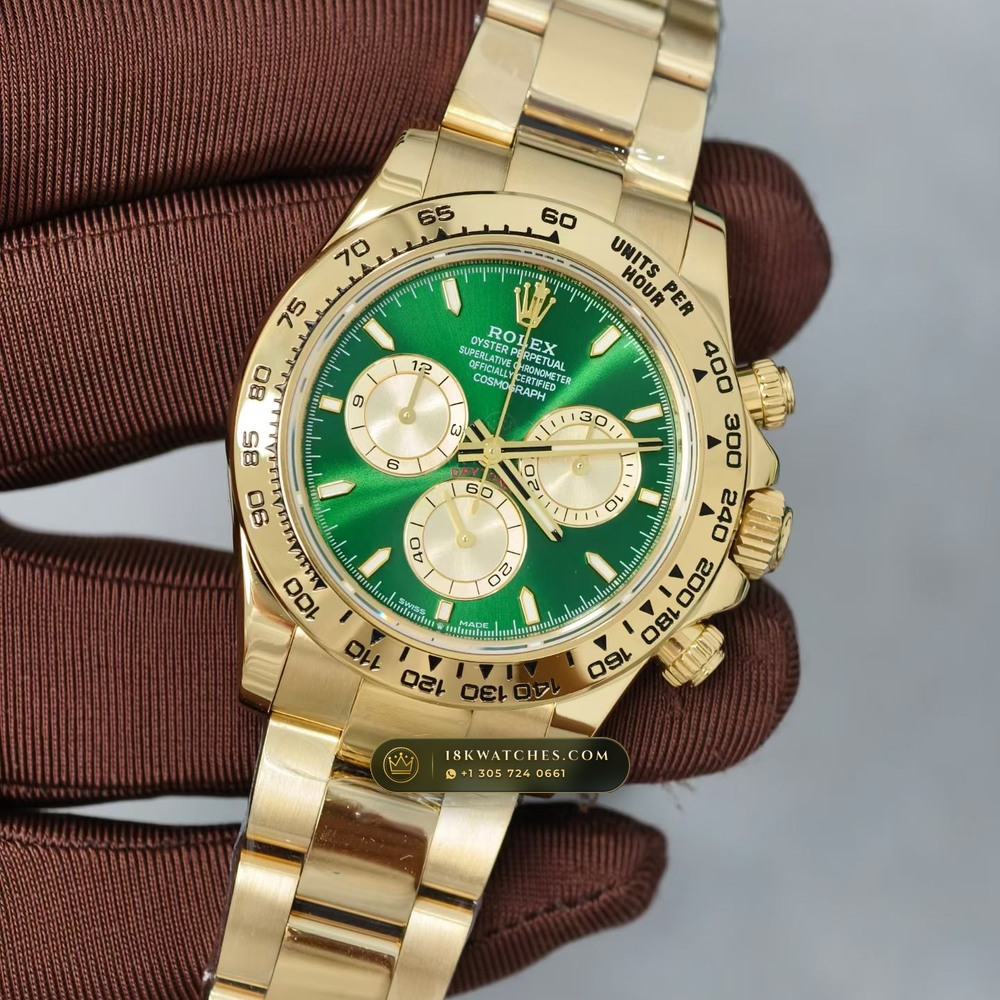 Rolex Cosmograph Daytona 18K Yellow Gold Ref. 126508 — Studio Gallery Plate III in 18K Yellow Gold Au750 (216.5g Verified Mass, Rolex Manufacture Cal. 4131 - 72h Power Reserve)