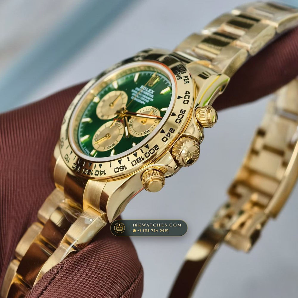 Rolex Cosmograph Daytona 18K Yellow Gold Ref. 126508 — Studio Gallery Plate IV in 18K Yellow Gold Au750 (216.5g Verified Mass, Rolex Manufacture Cal. 4131 - 72h Power Reserve)