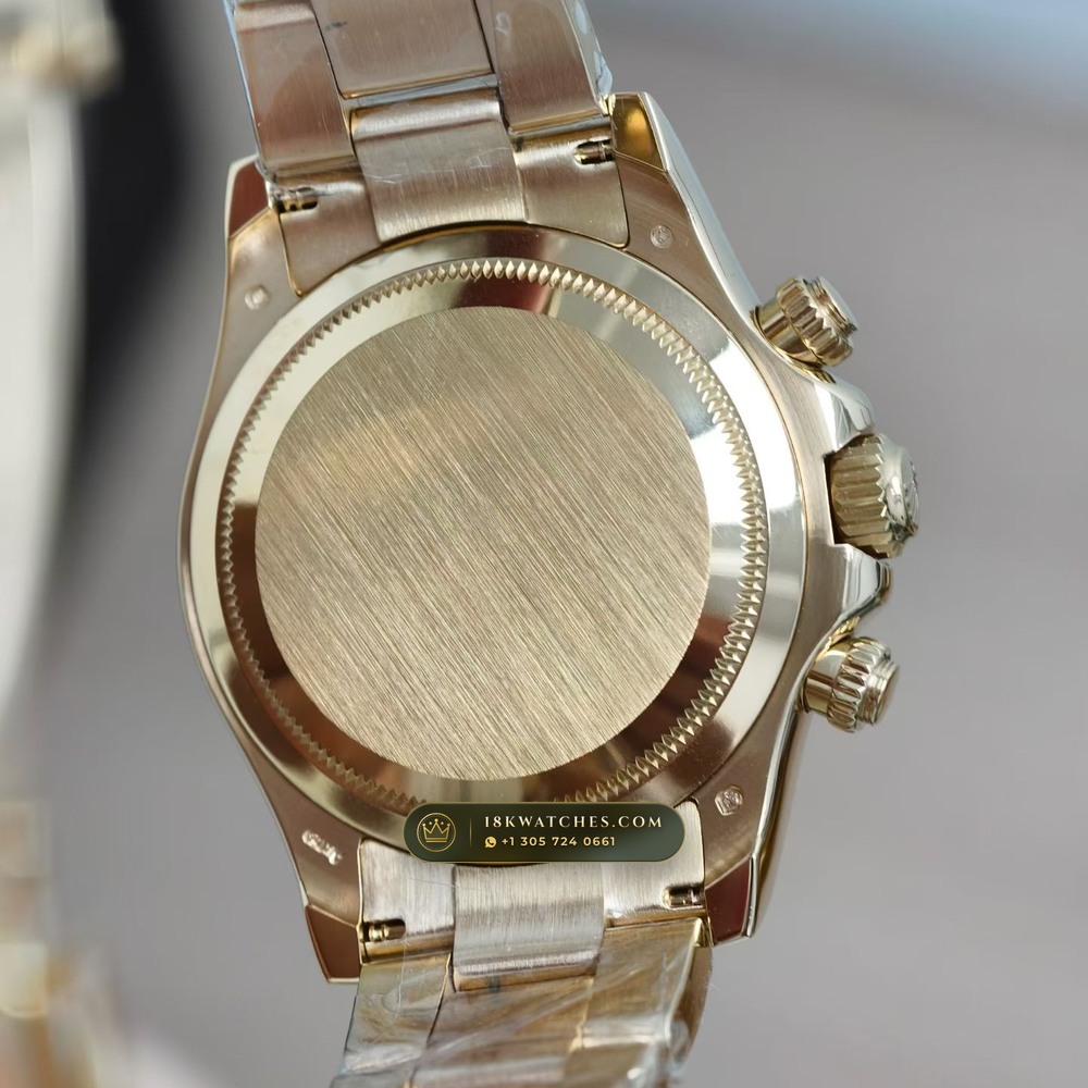 Rolex Cosmograph Daytona 18K Yellow Gold Ref. 126508 — Studio Gallery Plate V in 18K Yellow Gold Au750 (216.5g Verified Mass, Rolex Manufacture Cal. 4131 - 72h Power Reserve)