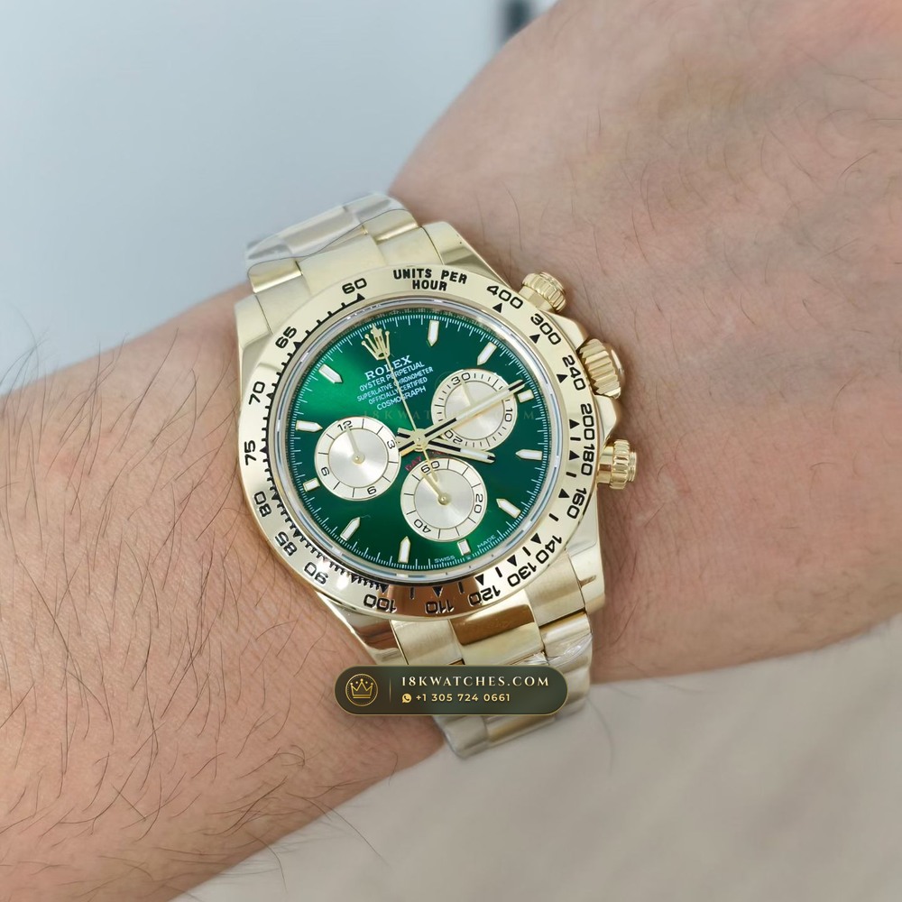 Rolex Cosmograph Daytona 18K Yellow Gold Ref. 126508 — Studio Gallery Plate VII in 18K Yellow Gold Au750 (216.5g Verified Mass, Rolex Manufacture Cal. 4131 - 72h Power Reserve)