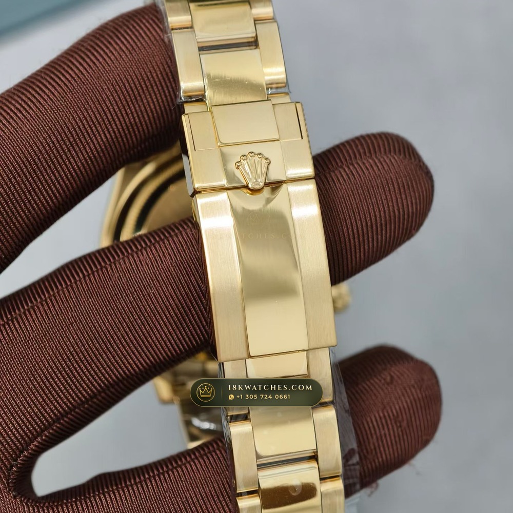 Rolex Cosmograph Daytona 18K Yellow Gold Ref. 126508 — Studio Gallery Plate VIII in 18K Yellow Gold Au750 (216.5g Verified Mass, Rolex Manufacture Cal. 4131 - 72h Power Reserve)