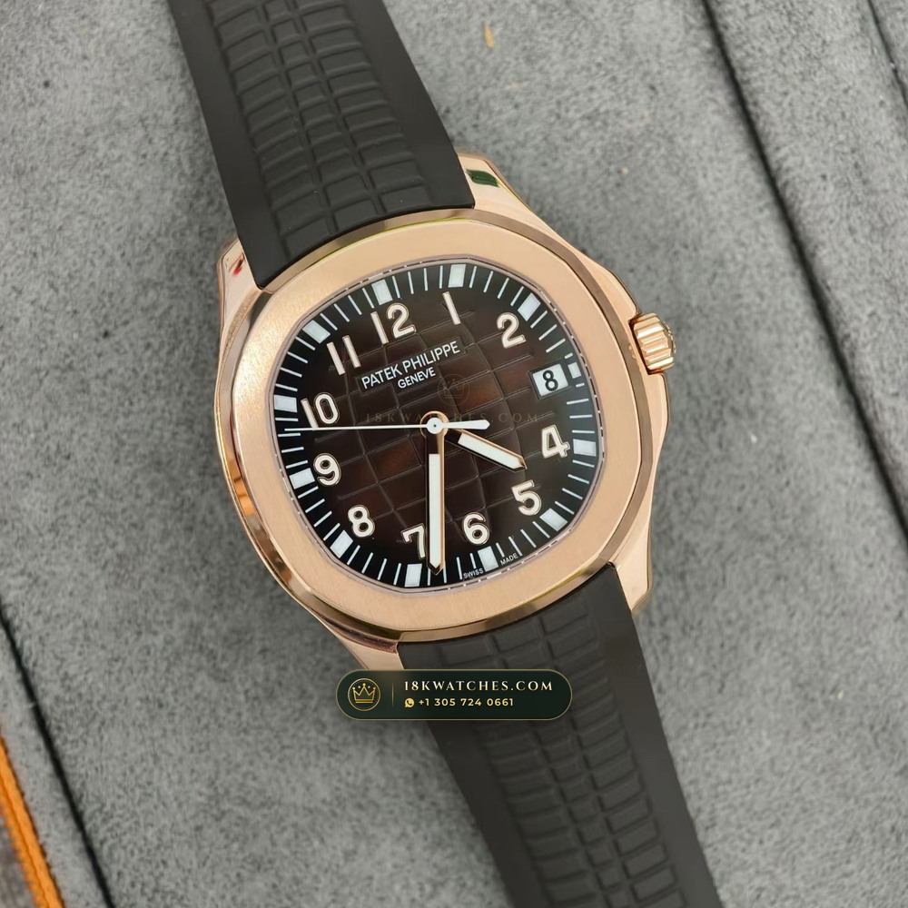 Patek Philippe Aquanaut Extra-Large Self-Winding 18K Rose Gold Ref. 5167R — Studio Gallery Plate IV in 18K Rose Gold Au750 (108.7g Verified Mass, Patek Philippe Cal. 324 S C - 21K Gold Rotor)