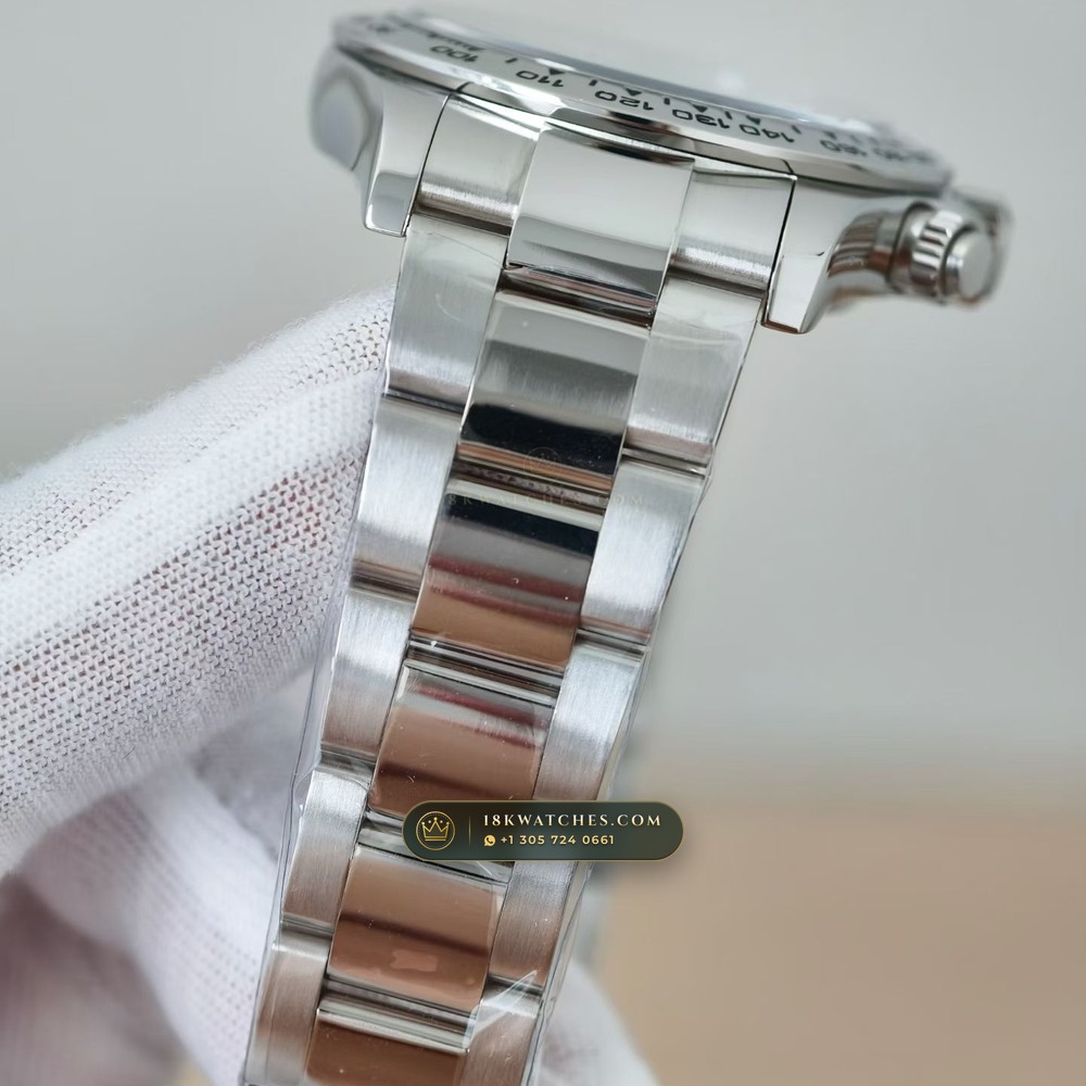 Rolex Cosmograph Daytona 18K White Gold Ref. 126509 — Studio Gallery Plate IV in 18K White Gold Au750 (216.7g Verified Mass, Rolex Manufacture Cal. 4131 - 72h Power Reserve)