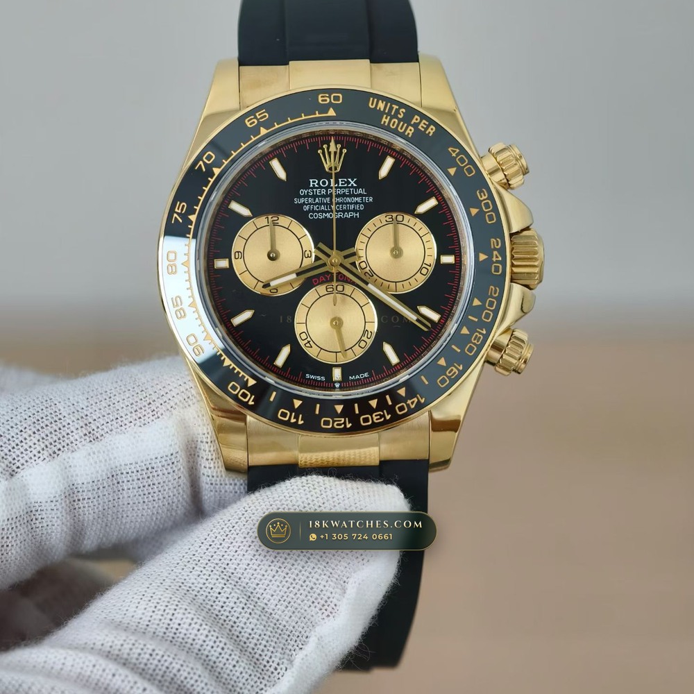 Rolex Cosmograph Daytona 18K Yellow Gold Free-Sprung Calibre Ref. 126518LN