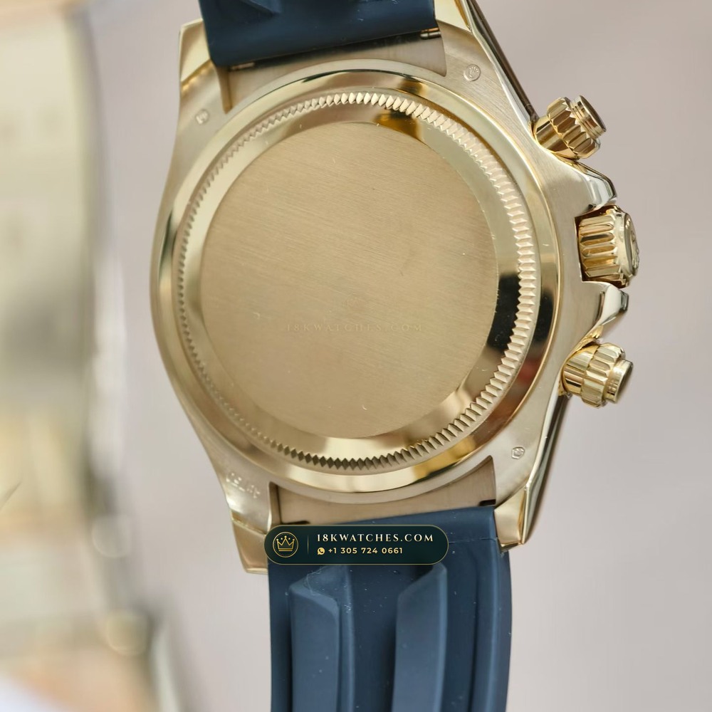 Rolex Cosmograph Daytona 18K Yellow Gold Free-Sprung Calibre Ref. 126518LN — Studio Gallery Plate VI in 18K Yellow Gold Au750 (160.6g Verified Mass, Rolex Manufacture Cal. 4131 - 72h Power Reserve)