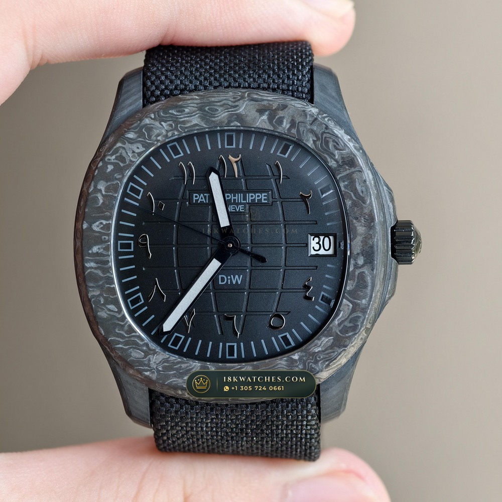 Patek Philippe Aquanaut 40.8mm Bespoke Forged Carbon Ref. 5167A-001