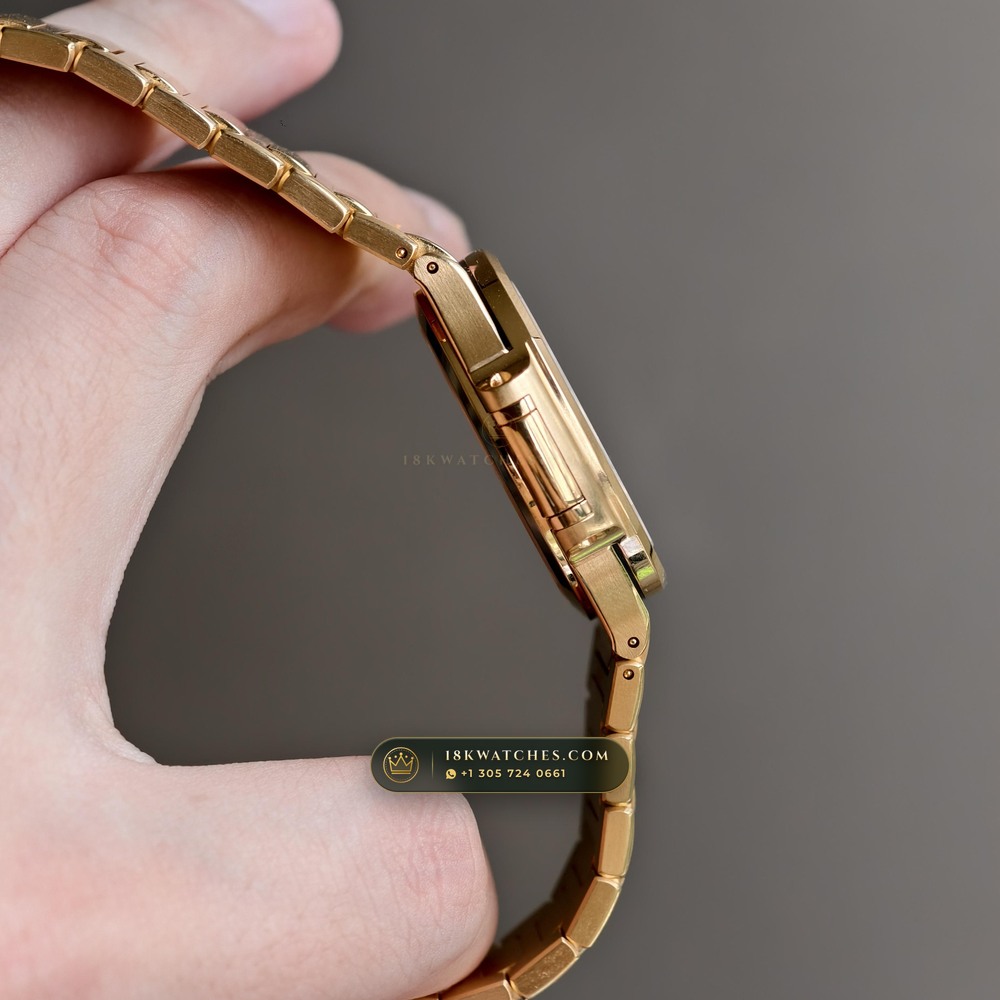 Patek Philippe Nautilus Ladies Automatic 18K Rose Gold Ref. 7118/1R — Studio Gallery Plate V in 18K Rose Gold Au750 (145.9g Verified Mass, Patek Philippe Cal. 324 S C - 21K Gold Rotor)