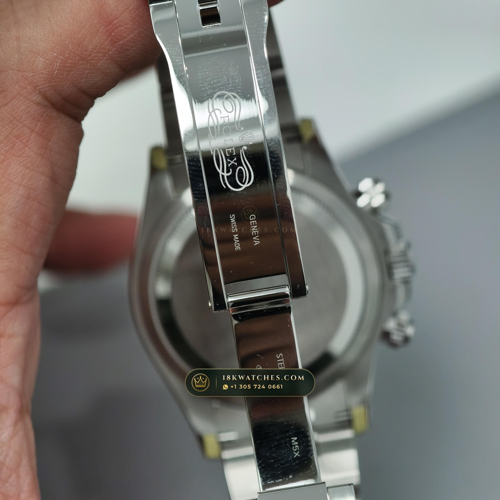 Rolex Cosmograph Daytona Custom SW Dial Deep Crystal Optics Ref. 126500 — Studio Gallery Plate X in 904L Stainless Steel Custom Architecture (143.1g Verified Mass, Rolex Manufacture Cal. 4131 - 72h Power Reserve)