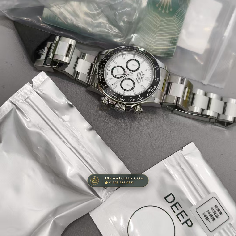 Rolex Cosmograph Daytona Custom SW Dial Deep Crystal Optics Ref. 126500 — Studio Gallery Plate XI in 904L Stainless Steel Custom Architecture (143.1g Verified Mass, Rolex Manufacture Cal. 4131 - 72h Power Reserve)