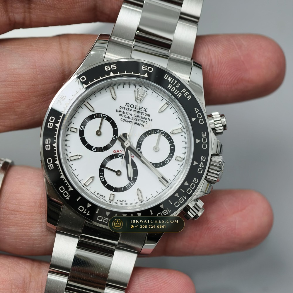 Rolex Cosmograph Daytona Custom SW Dial Deep Crystal Optics Ref. 126500 — Studio Gallery Plate IV in 904L Stainless Steel Custom Architecture (143.1g Verified Mass, Rolex Manufacture Cal. 4131 - 72h Power Reserve)