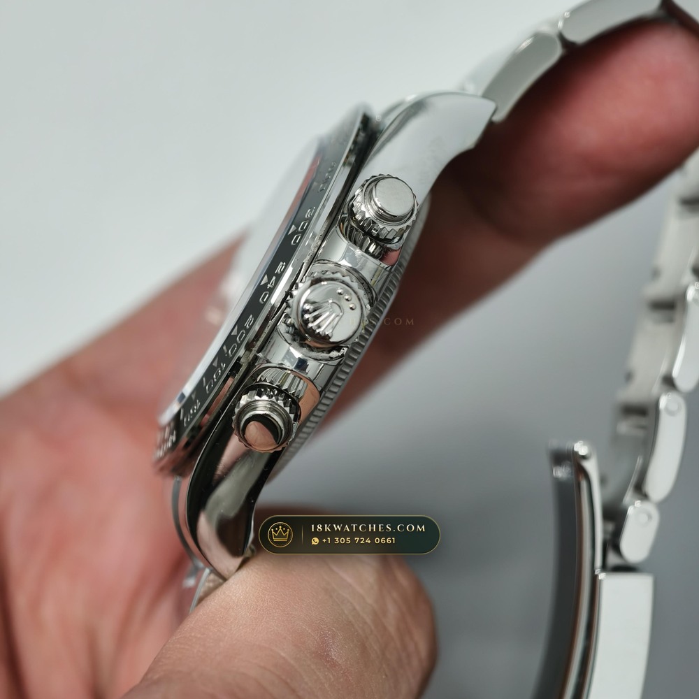 Rolex Cosmograph Daytona Custom SW Dial Deep Crystal Optics Ref. 126500 — Studio Gallery Plate V in 904L Stainless Steel Custom Architecture (143.1g Verified Mass, Rolex Manufacture Cal. 4131 - 72h Power Reserve)
