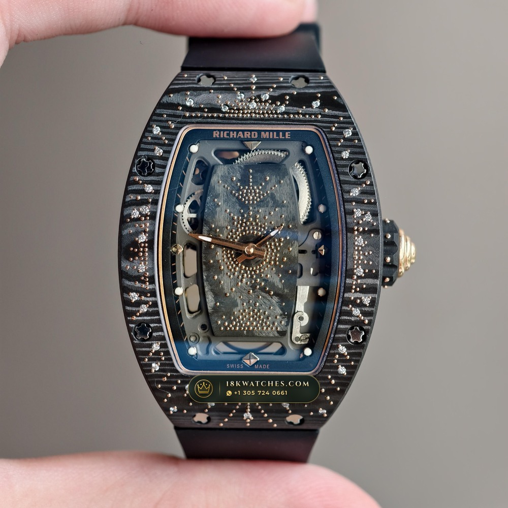 Richard Mille RM 07-01 Automatic Tonneau Dark Night Carbon TPT & Gold Leaf
