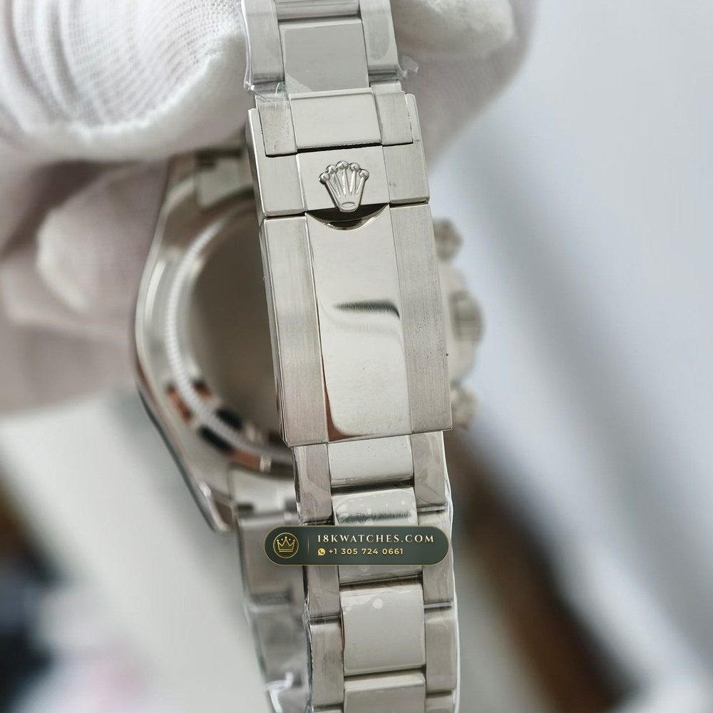 Rolex Cosmograph Daytona 18K White Gold Geneva Atelier Spec Ref. 126509 — Studio Gallery Plate VIII in 18K White Gold Au750 (216.2g Verified Mass, Rolex Manufacture Cal. 4131 - 72h Power Reserve)