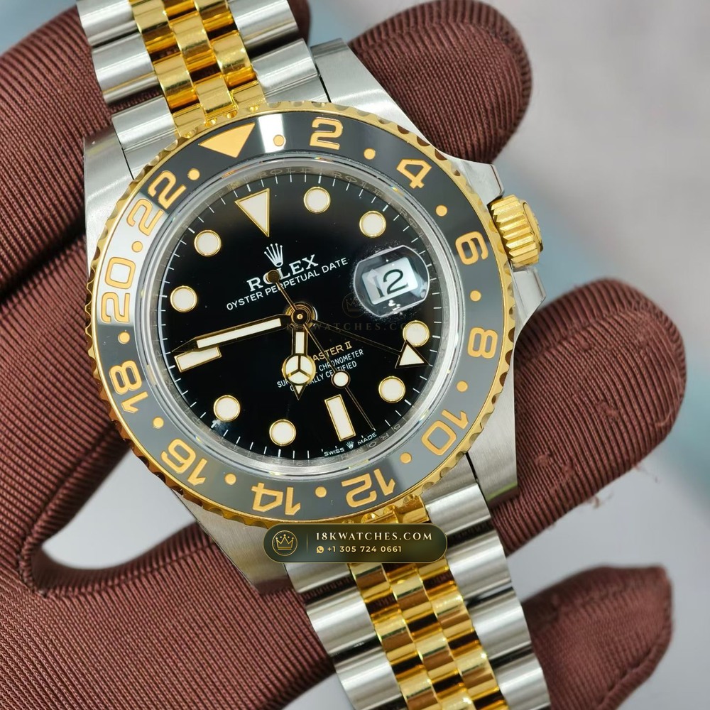 Rolex GMT-Master II Guinness / Zombie Grey & Black Cerachrom Ref. 126713GRNR — Studio Gallery Plate IV in 904L Stainless Steel Custom Architecture (172.1g Verified Mass, Rolex Manufacture Cal. 3285 - 70h Power Reserve)