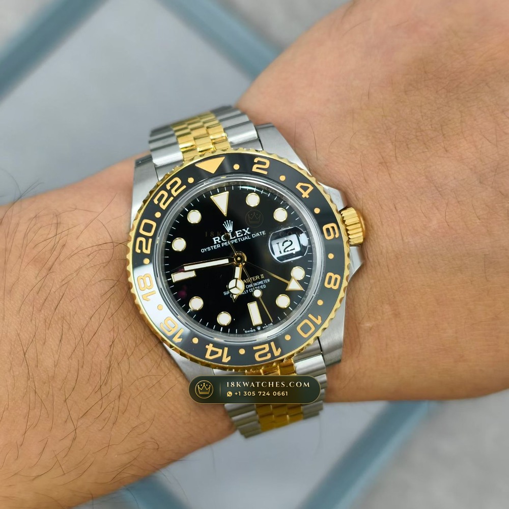 Rolex GMT-Master II Guinness / Zombie Grey & Black Cerachrom Ref. 126713GRNR — Studio Gallery Plate IX in 904L Stainless Steel Custom Architecture (172.1g Verified Mass, Rolex Manufacture Cal. 3285 - 70h Power Reserve)