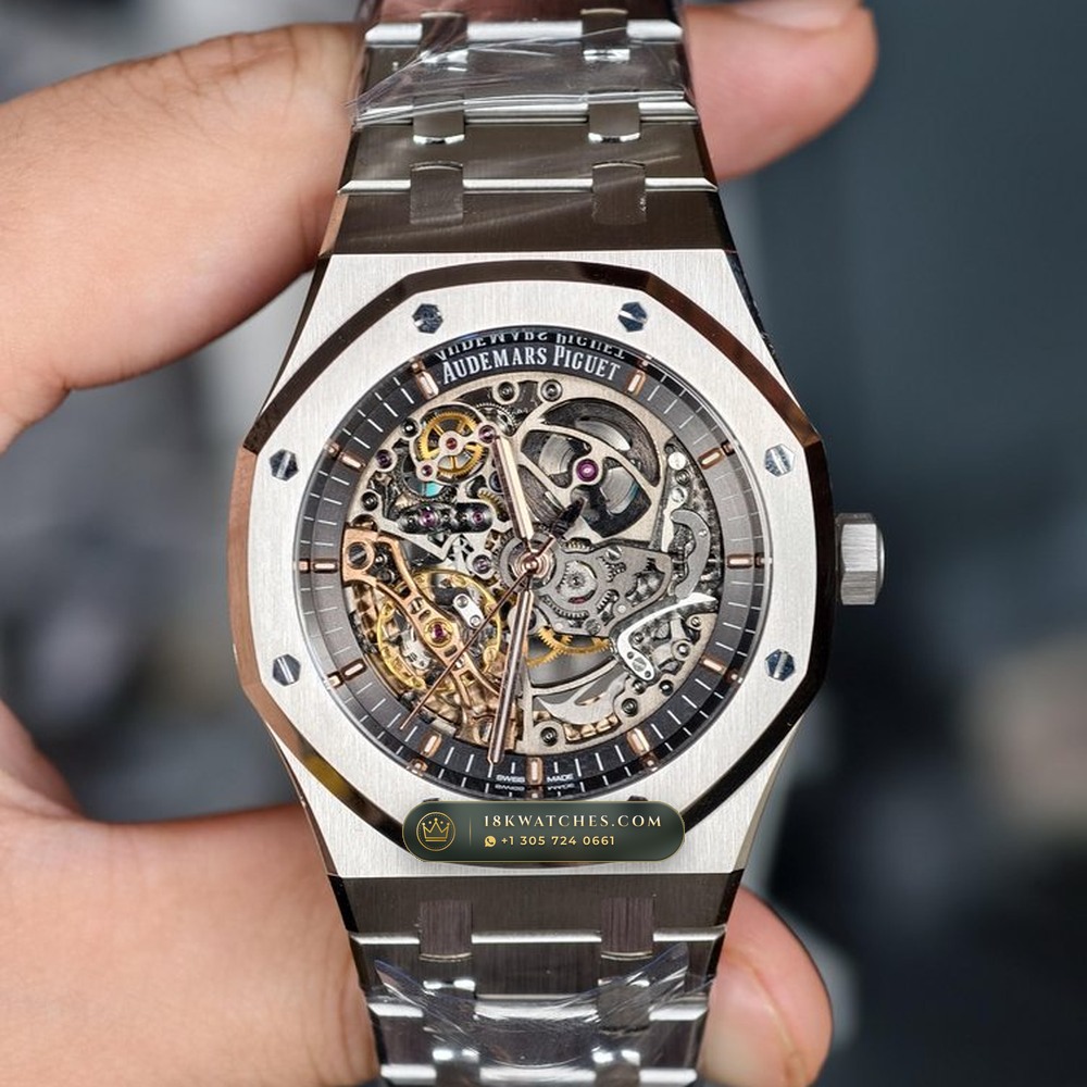 Audemars Piguet Royal Oak Double Balance Wheel Openworked 41mm Ref. 15407ST.OO.1220ST.01