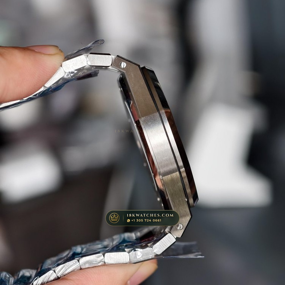 Audemars Piguet Royal Oak Double Balance Wheel Openworked 41mm Ref. 15407ST.OO.1220ST.01 — Studio Gallery Plate VI in 904L Stainless Steel Custom Architecture (162.3g Verified Mass, Audemars Piguet Cal. 3132 Dual-Balance Openworked)