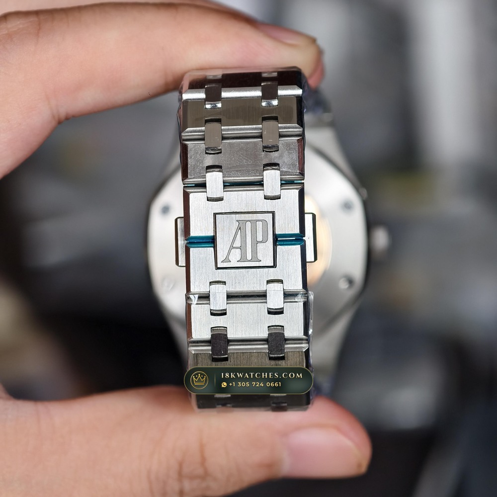 Audemars Piguet Royal Oak Double Balance Wheel Openworked 41mm Ref. 15407ST.OO.1220ST.01 — Studio Gallery Plate IX in 904L Stainless Steel Custom Architecture (162.3g Verified Mass, Audemars Piguet Cal. 3132 Dual-Balance Openworked)
