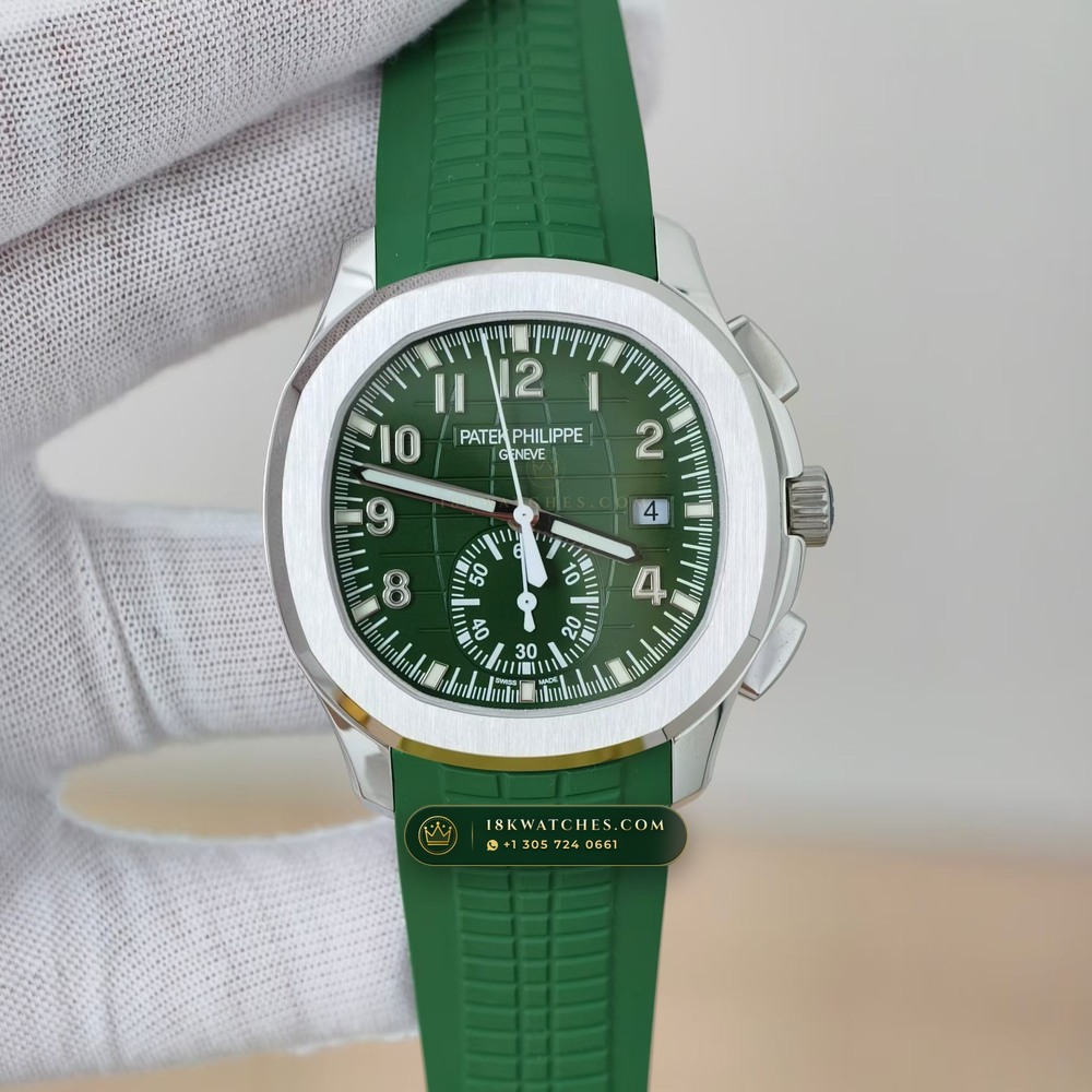 Patek Philippe Aquanaut Flyback Chronograph 18K White Gold Ref. 5968G