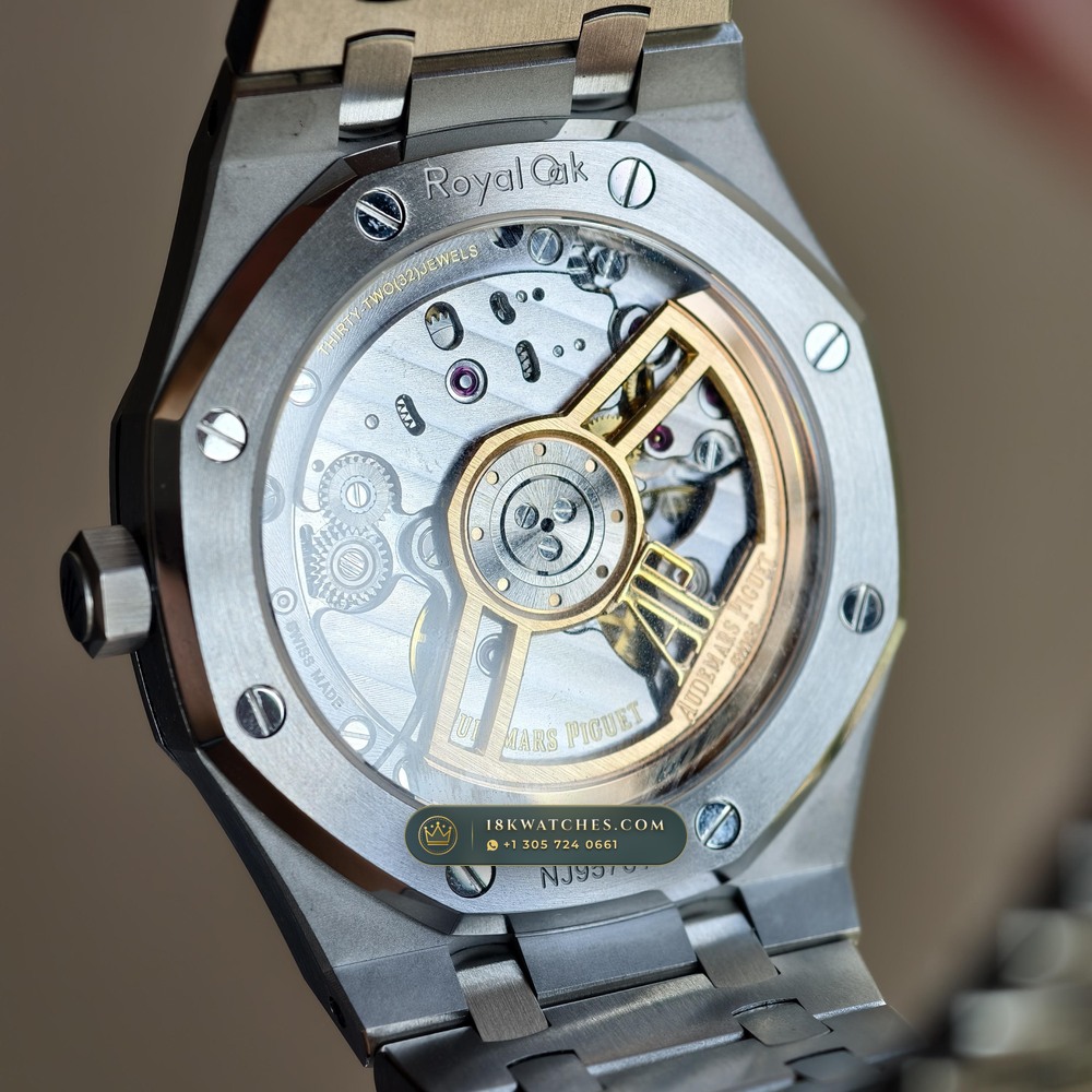 Audemars Piguet Royal Oak Selfwinding 41mm Geneva Atelier Spec Ref. 15510ST — Studio Gallery Plate VI in 904L Stainless Steel Custom Architecture (166.4g Verified Mass, Audemars Piguet Cal. 4302 - 70h Power Reserve)