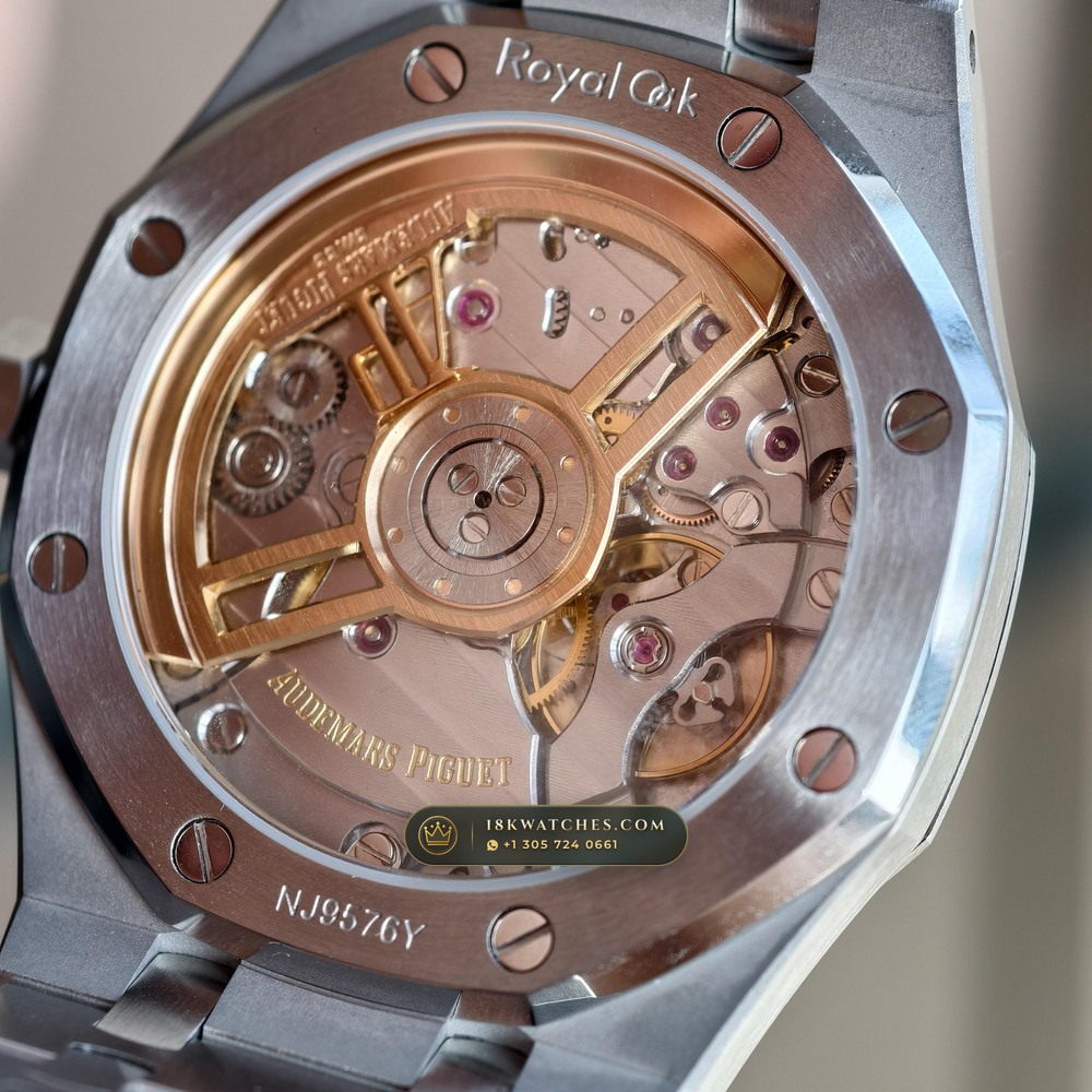 Audemars Piguet Royal Oak Selfwinding 41mm Geneva Atelier Spec Ref. 15510ST — Studio Gallery Plate VII in 904L Stainless Steel Custom Architecture (166.4g Verified Mass, Audemars Piguet Cal. 4302 - 70h Power Reserve)