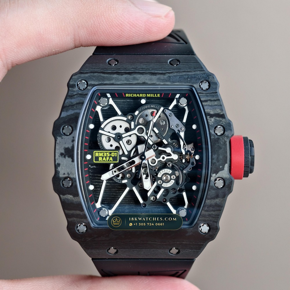 Richard Mille RM 35-01 Rafael Nadal Manual Winding 5-Axis CNC Case