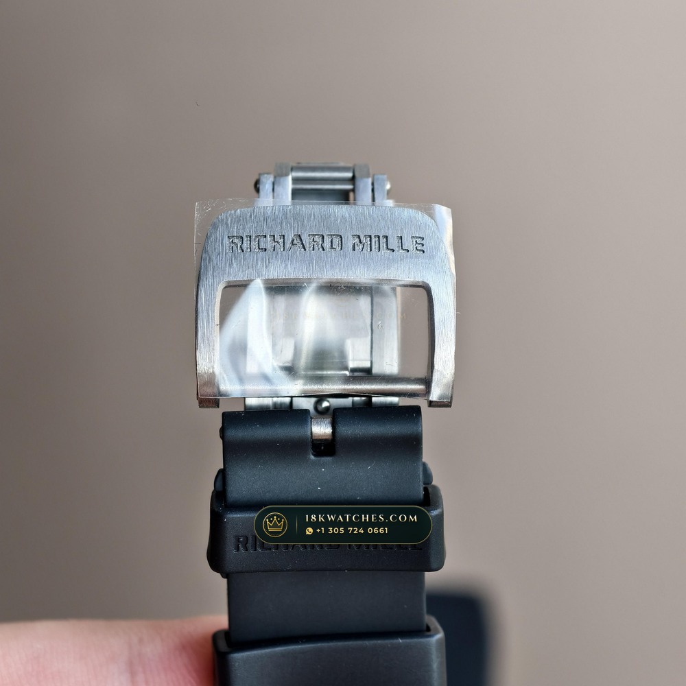 Richard Mille RM 35-01 Rafael Nadal Manual Winding 5-Axis CNC Case — Studio Gallery Plate VII in Carbon TPT & Grade 5 Titanium (50.6g Verified Mass, Richard Mille Cal. RMUL3 Grade 5 Titanium Skeleton)