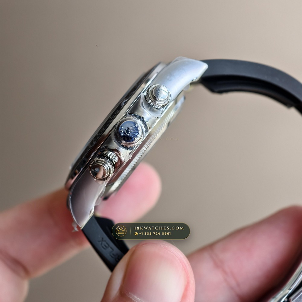 Rolex Cosmograph Daytona Gibeon Meteorite Dial 18K White Gold Ref. 126519LN — Studio Gallery Plate V in 18K White Gold Au750 (160.2g Verified Mass, Rolex Manufacture Cal. 4131 - 72h Power Reserve)