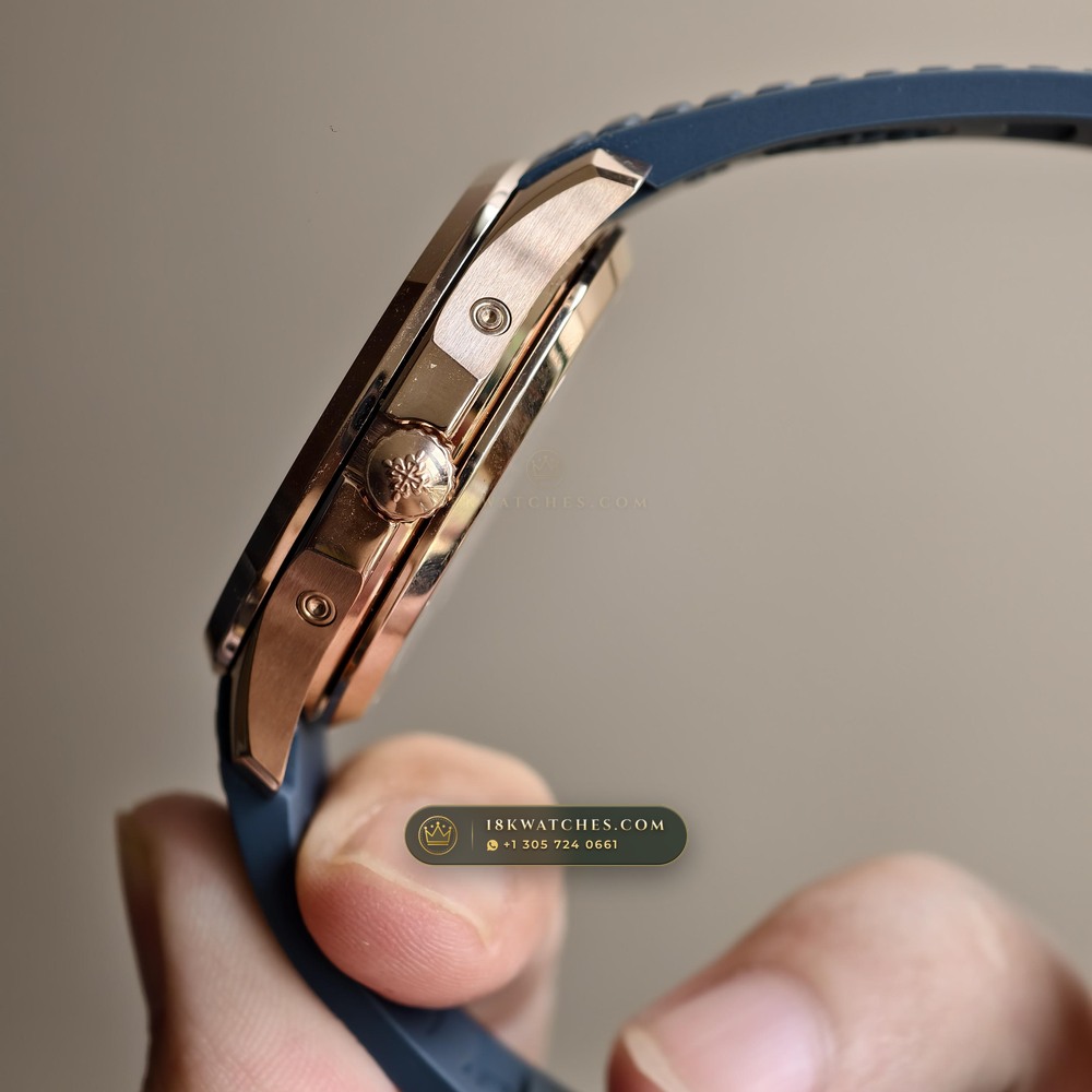 Patek Philippe Aquanaut Luce Annual Calendar 18K Rose Gold Ref. 5261R-001 — Studio Gallery Plate V in 18K Rose Gold Au750 (104.9g Verified Mass, Patek Philippe Cal. 26-330 S QA LU)
