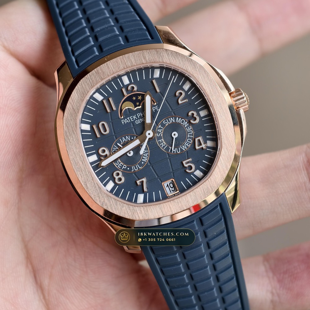 Patek Philippe Aquanaut Luce Annual Calendar 18K Rose Gold Ref. 5261R-001 — Studio Gallery Plate VII in 18K Rose Gold Au750 (104.9g Verified Mass, Patek Philippe Cal. 26-330 S QA LU)