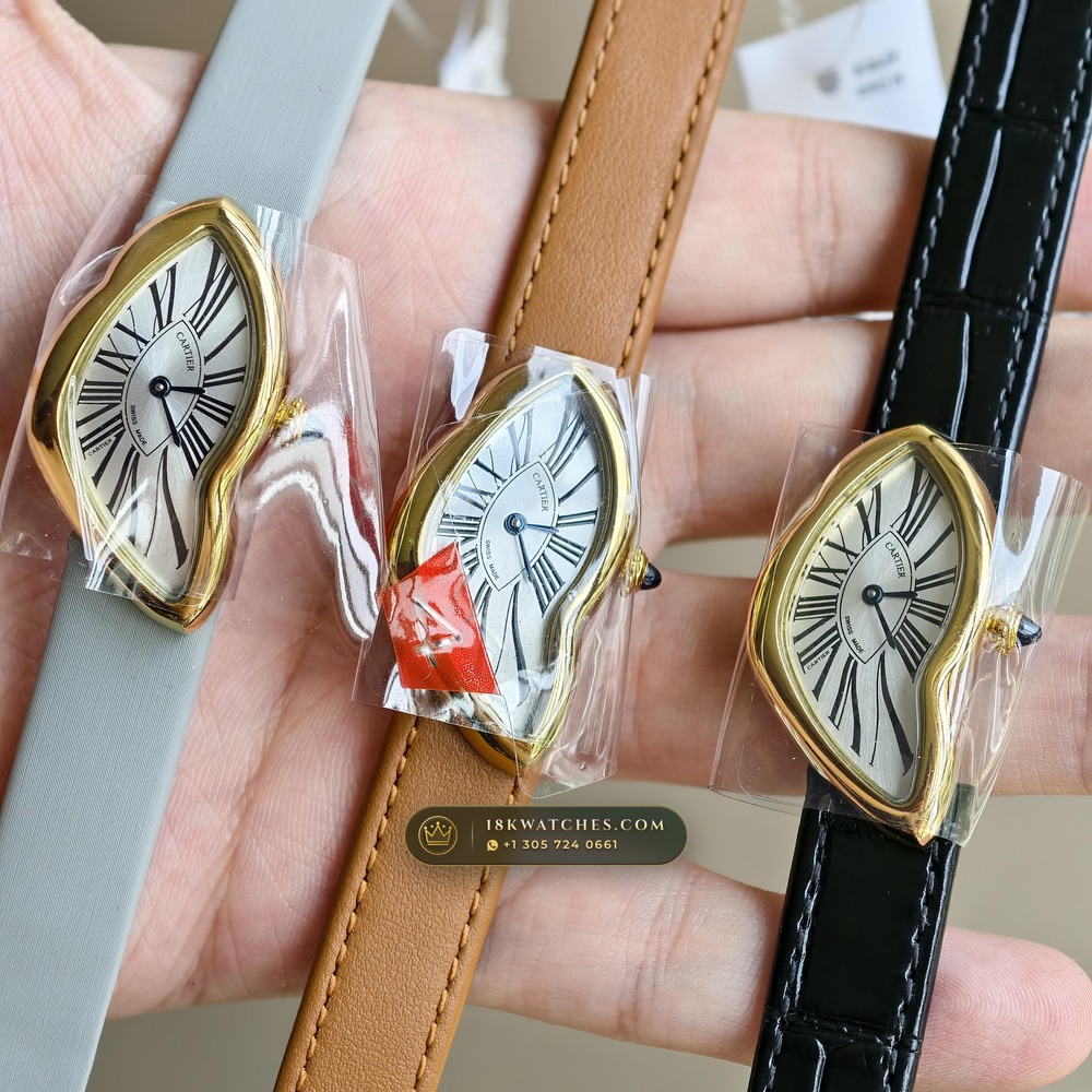 Cartier Crash de Cartier London Boutique 18K Yellow Gold Ref. WGCH0006 — Studio Gallery Plate VIII in 18K Yellow Gold Au750 (54.4g Verified Mass, Cartier Manufacture Hand-Wound Cal. 8970 MC)