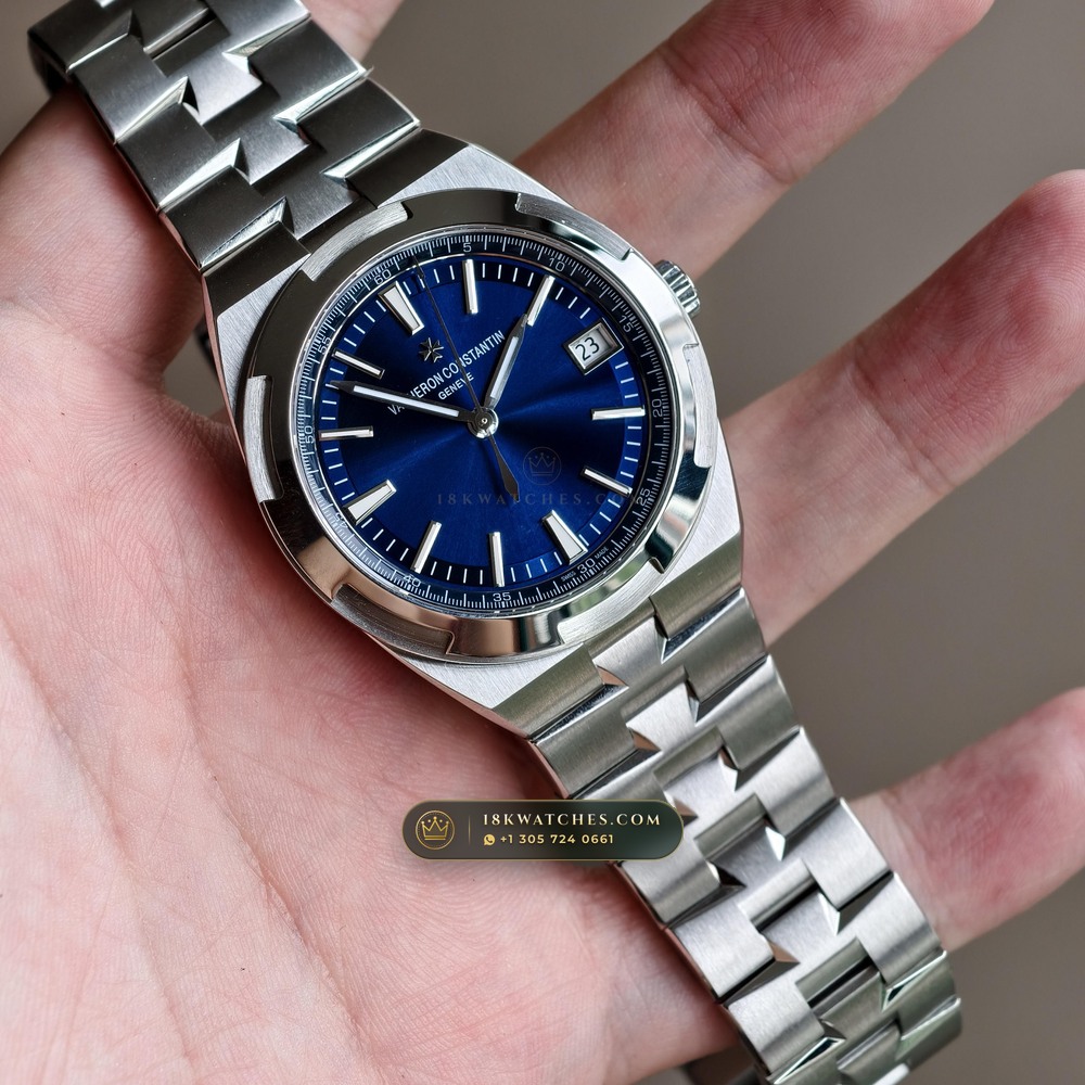 Vacheron Constantin Overseas Self-Winding 41mm Geneva Atelier Spec Ref. 4500V/110A-B128 — Studio Gallery Plate III in 904L Stainless Steel Custom Architecture (152.2g Verified Mass, Vacheron Constantin Cal. 5100 - 22K Gold Maltese Rotor)
