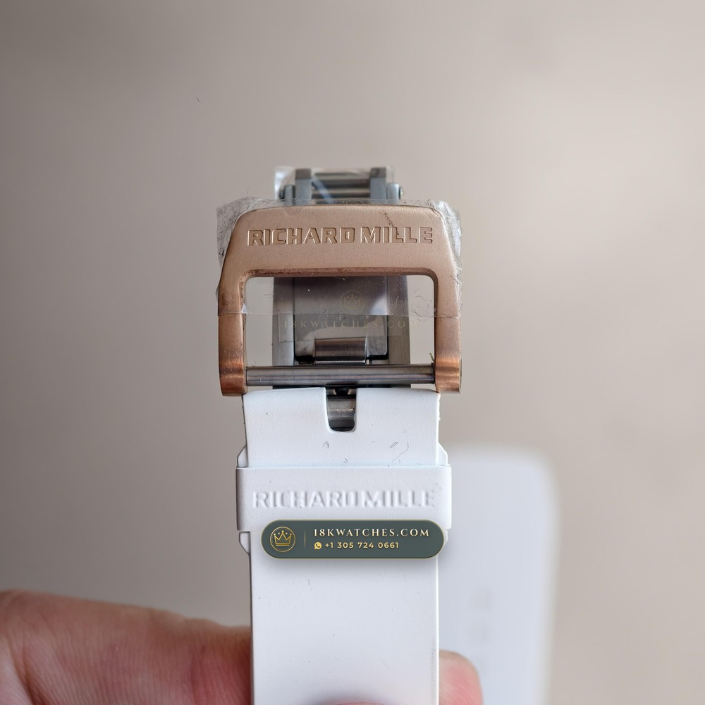 Richard Mille RM 67-01 Automatic Extra-Flat Skeleton 18K Rose Gold — Studio Gallery Plate IX in 18K Rose Gold Au750 (73.8g Verified Mass, Richard Mille Cal. CRMA6 - Platinum Rotor)