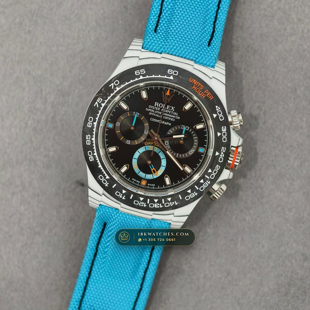 Rolex Cosmograph Daytona Ref. 116500LN — Studio Gallery Plate II in Forged Carbon TPT & Titanium (62.2g Verified Mass, Rolex Manufacture Cal. 4130 - 72h Power Reserve)