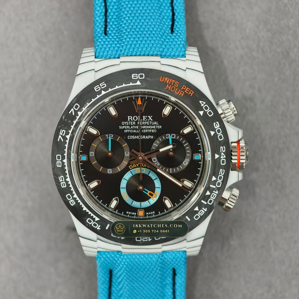 Rolex Cosmograph Daytona Ref. 116500LN — Studio Gallery Plate III in Forged Carbon TPT & Titanium (62.2g Verified Mass, Rolex Manufacture Cal. 4130 - 72h Power Reserve)