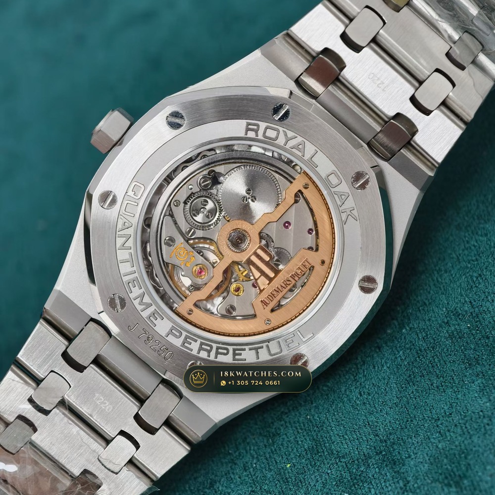 Audemars Piguet Royal Oak Perpetual Calendar 41mm Ref. 26574ST.OO.1220ST.02 — Studio Gallery Plate VI in 904L Stainless Steel Custom Architecture (161.5g Verified Mass, Audemars Piguet Cal. 5134 Ultra-Thin Perpetual)