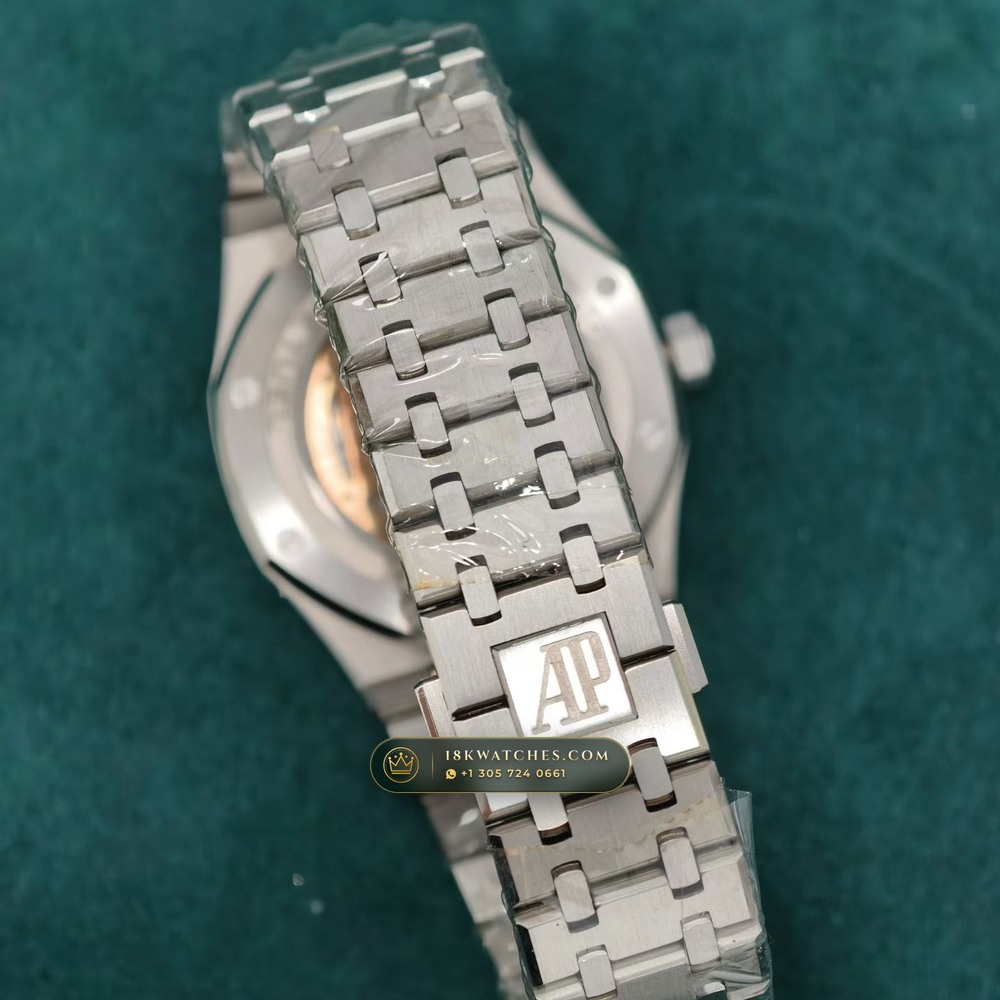 Audemars Piguet Royal Oak Perpetual Calendar 41mm Ref. 26574ST.OO.1220ST.02 — Studio Gallery Plate VII in 904L Stainless Steel Custom Architecture (161.5g Verified Mass, Audemars Piguet Cal. 5134 Ultra-Thin Perpetual)